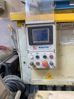 1/4" x 10' Knuth #3206C, Shear, Front Squaring Arms, Power Back Gauge, 2008 - Image 7