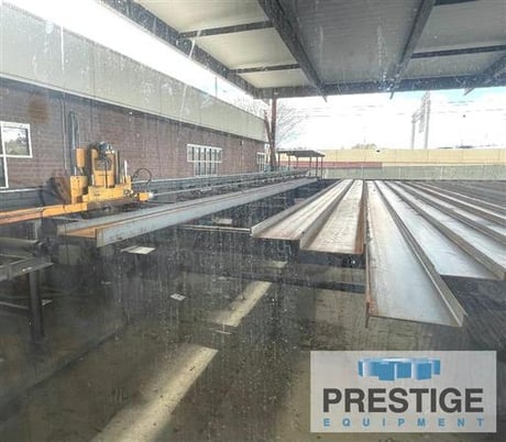 Ficep #1001-DDB, drill & saw line, Monospindle rotating drill head, ATC, Ficep Pegaso CNC, material handling - Image 6