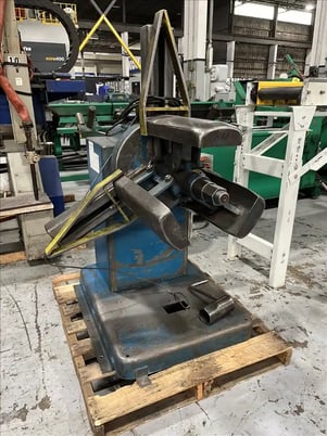 1000 lb. American Steel Line, single end powered uncoiler, 16" iwdth, 14"-21" ID, 54" outside dimensions - Image 1