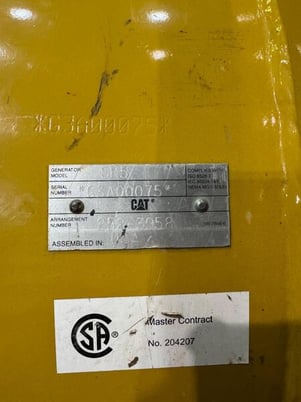 1000 KW, Caterpillar, alternators/gen ends, 4160 Volts, 6 lead not reconnectable - Image 4