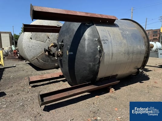 3000 gallon Central Fab Reactor, 316 Stainless Steel, 125/150 psi, 400&deg;F, 96" diameter x 87" straight side - Image 3