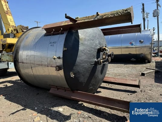 3000 gallon Central Fab Reactor, 316 Stainless Steel, 125/150 psi, 400&deg;F, 96" diameter x 87" straight side - Image 5