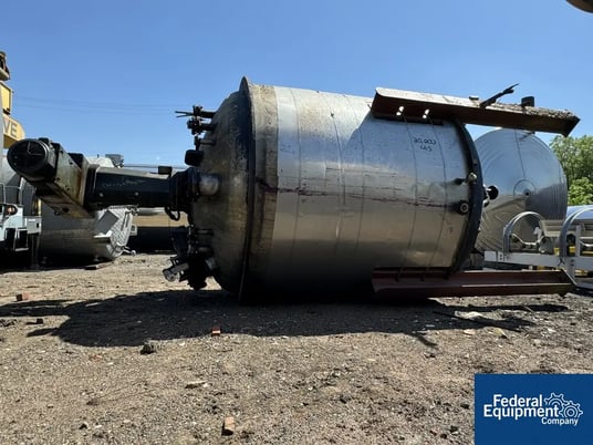 3000 gallon Central Fab Reactor, 316 Stainless Steel, 125/150 psi, 400&deg;F, 96" diameter x 87" straight side - Image 6