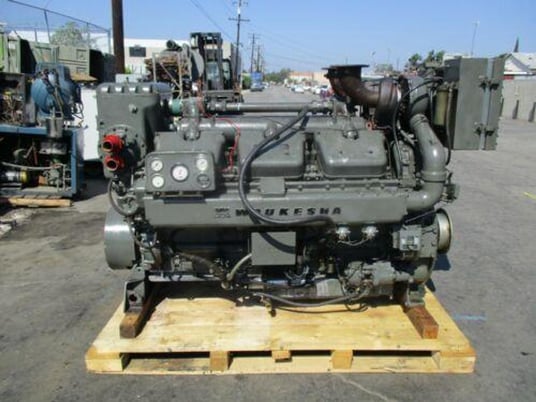 Waukesha #L1616DSU, diesel engine, 12 cylinder, good condition - Image 1