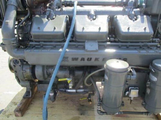 Waukesha #L1616DSU, diesel engine, 12 cylinder, good condition - Image 9