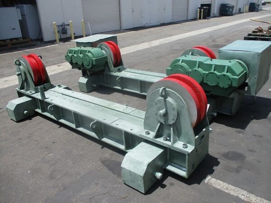 Romar heavy duty welding turning rolls with idler - Image 2