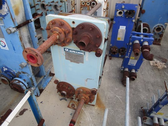 113 sq.ft., Alfa-Laval, A10-BFG, utilized in Vitamin C prodution, 150 psi, Titanium plates - Image 5