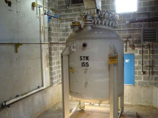 750 gallon Pfaudler, glass lined, 100 psi FV Int, 90 psi jacketed, 5 HP agitator, #1270686 - Image 10