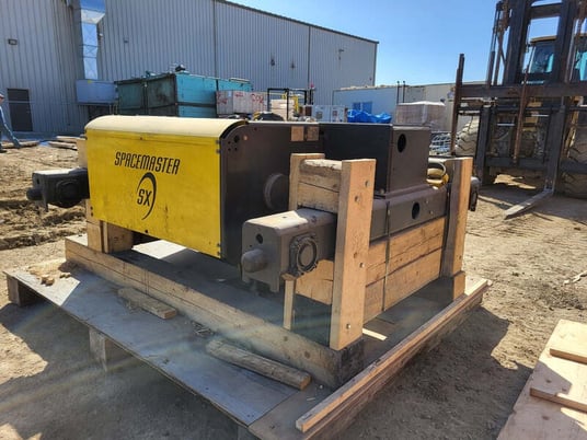 25 Ton, R & M Material Handling Spacemaster #SX60620250P65EHD0F, wire rope electric hoist, dual speed, 2005 - Image 1
