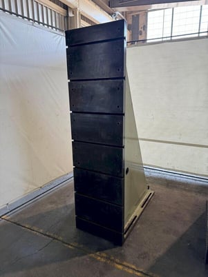 24" x 84" x 48" T-Slotted Angle Plate, 7 T-slots - Image 1