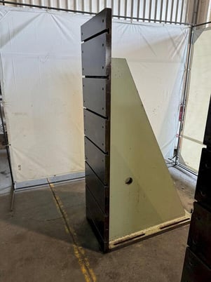 24" x 84" x 48" T-Slotted Angle Plate, 7 T-slots - Image 3