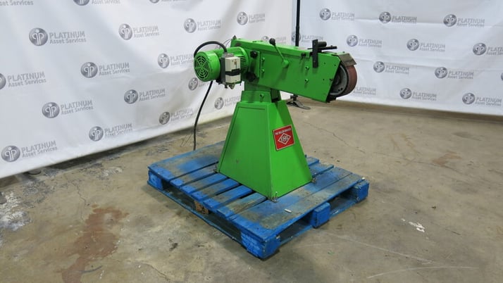 36" EHG #07580405NC, horizontal belt sander, serial #100177 - Image 2