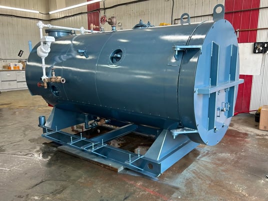 80 HP Williams & Davis, firetube steam boiler, 150 psig MAWP, reconditioned - Image 2