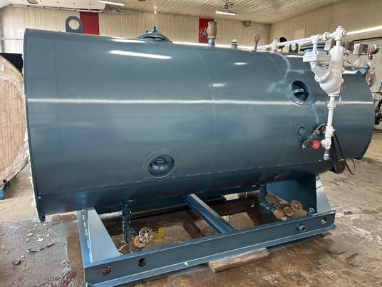 80 HP Williams & Davis, firetube steam boiler, 150 psig MAWP, reconditioned - Image 3