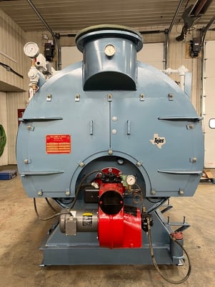 80 HP Williams & Davis, firetube steam boiler, 150 psig MAWP, reconditioned - Image 5