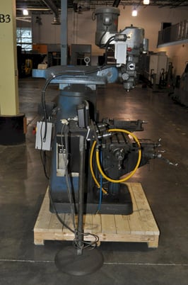 Bridgeport #Series-I, vertical mill, 9" x42"tbl., 2 HP, Bridgeport power feed, Accurite digital read out, vise - Image 2
