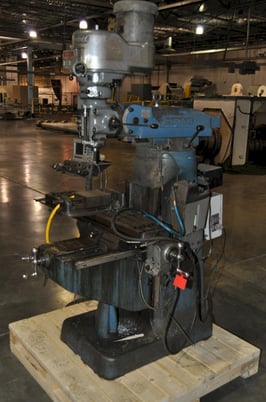 Bridgeport #Series-I, vertical mill, 9" x42"tbl., 2 HP, Bridgeport power feed, Accurite digital read out, vise - Image 5