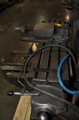 Bridgeport #Series-I, vertical mill, 9" x42"tbl., 2 HP, Bridgeport power feed, Accurite digital read out, vise - Image 9