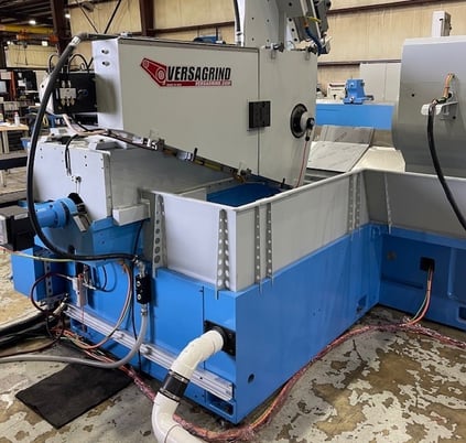 28" x 120" Abbott #A24120, roll grinder, 30" x 2"-4" x 12" grinding wheel, infeed ballscrew, 2024 - Image 3