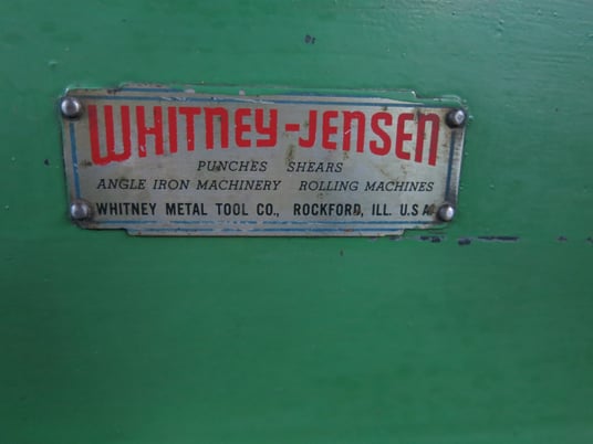 10 Ton, Whitney, punch press, 18" throat - Image 4