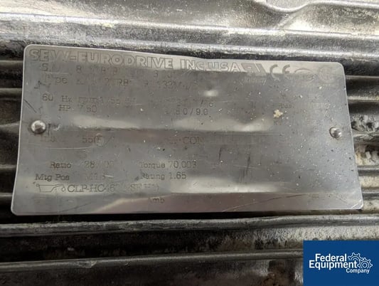 30 cu.ft. American Process #PPB030-807199, Single Shaft Paddle Blender - Image 8