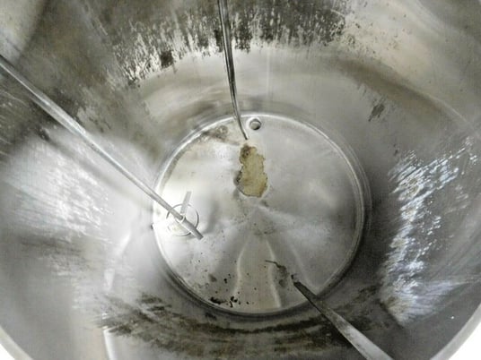 400 gallon Cherry Burrell, Stainless Steel tank with mixing blade, 50" dia. x 54" straight wall - Image 6