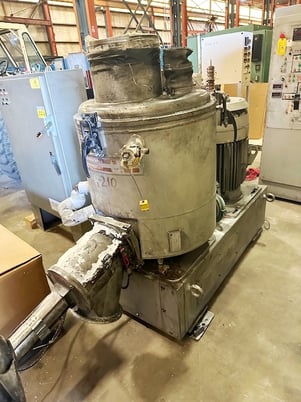 200 liter Henschel #FM200, high intensity mixer, 50/25 HP 2 speed motor, 3 tier blades, 1996 - Image 1