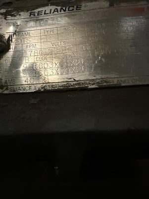 300 HP 1780 RPM Reliance, Fr. 449TS, 2300 Volts, Squirrel Cage, Refurb - Image 1