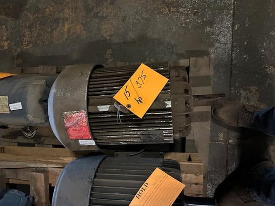 15/3.75 HP 1760/880 RPM Magnetek, Frame F256T, 460 Volts, Multi-Speed, electrically OK - Image 2