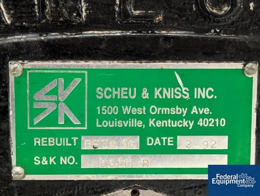 6.5 Ton, Manestry #Beta, Tablet Press, SN 9316R - Image 2