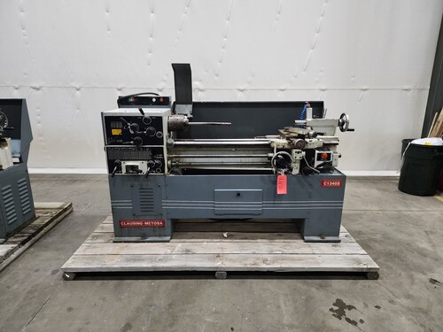 13" x 40" Clausing Metosa #C1340S, geared head lathe, 6.89" swing over cross slide, taper attachment, #17146 - Image 1