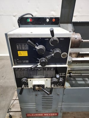 13" x 40" Clausing Metosa #C1340S, geared head lathe, 6.89" swing over cross slide, taper attachment, #17146 - Image 6