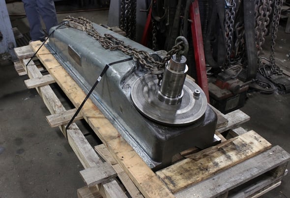 72" Webster & Bennett #72-EM, vertical turret lathe, cross rail & turret slide re-grind, re-scrape & flake - Image 10