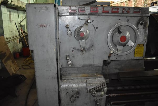 40" x 60" LeBlond #4025NK, heavy duty engine lathe, 25" swing over cross slide, #6MT, 4-Jaw 28" chuck - Image 5
