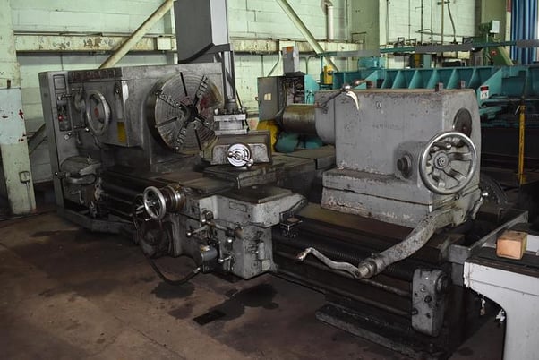 40" x 60" LeBlond #4025NK, heavy duty engine lathe, 25" swing over cross slide, #6MT, 4-Jaw 28" chuck - Image 6