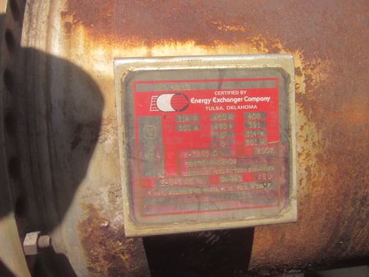 2832 sq.ft., 314 psi shell, 301 psi tube, Heat Exchanger, 450&deg;F shell, 480&deg;F tube - Image 2