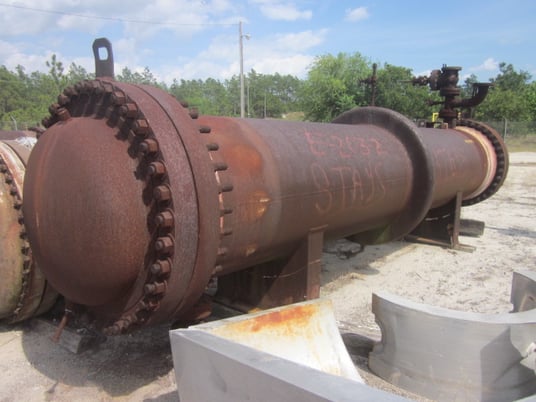 1821 sq.ft., 300 psi shell, Southern Heat Exchanger, heat exchanger, 600 psi tube, 600&deg;F shell, 600&deg;F tube - Image 2