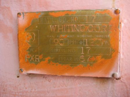 3165 sq.ft., 90 psi shell, Whiting, heat exchanger, 90 psi tube, 120&deg;F shell/tube - Image 5