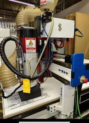 Freedom Patriot (DMS) #F-37-4-8-7CLV-XX, 4' x 8' CNC router, Fagor Control, Becker vacuum pump, 2018 - Image 4