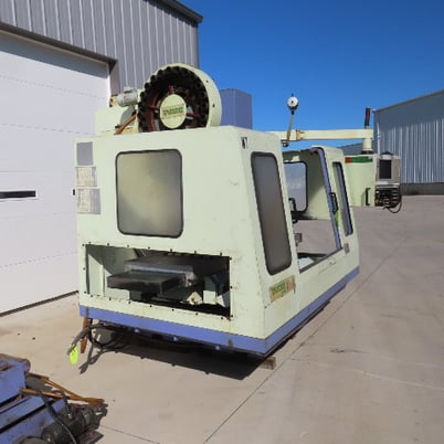 Takumi Seiki #V-11A, 3-Axis CNC vertical machining center w/4th-Axis 3PH & conveyor, 43.3" X, 21.6" Y, 25.5" - Image 3