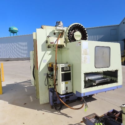 Takumi Seiki #V-11A, 3-Axis CNC vertical machining center w/4th-Axis 3PH & conveyor, 43.3" X, 21.6" Y, 25.5" - Image 5