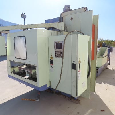 Takumi Seiki #V-11A, 3-Axis CNC vertical machining center w/4th-Axis 3PH & conveyor, 43.3" X, 21.6" Y, 25.5" - Image 6