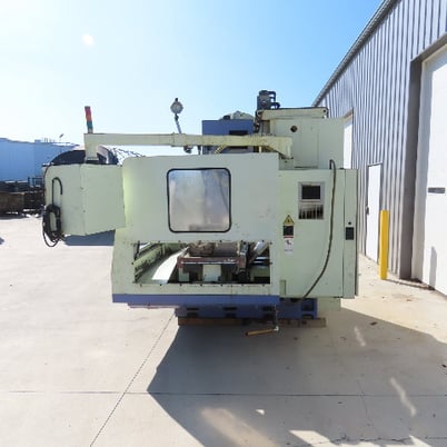 Takumi Seiki #V-11A, 3-Axis CNC vertical machining center w/4th-Axis 3PH & conveyor, 43.3" X, 21.6" Y, 25.5" - Image 7