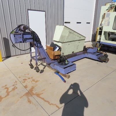 Takumi Seiki #V-11A, 3-Axis CNC vertical machining center w/4th-Axis 3PH & conveyor, 43.3" X, 21.6" Y, 25.5" - Image 10