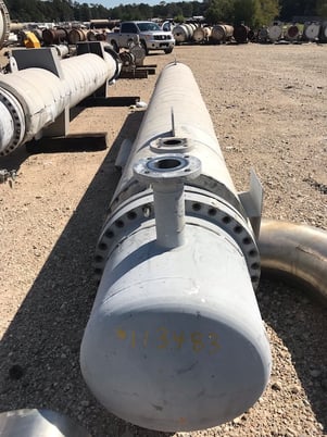 745 sq.ft., 150 psi shell, 150 psi tube, Sisterville Tank Works, heat exchanger, 320&deg;F shell, 305&deg;F tube - Image 2