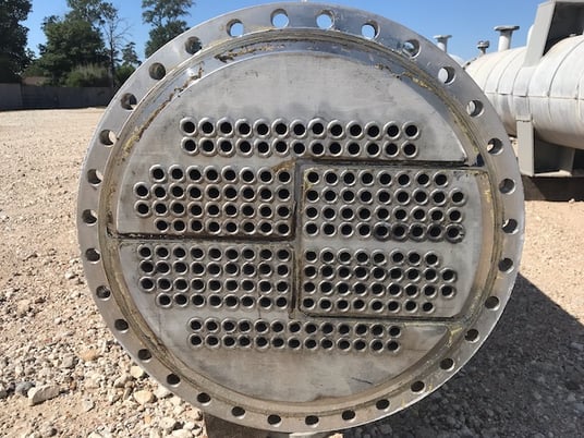 745 sq.ft., 150 psi shell, 150 psi tube, Sisterville Tank Works, heat exchanger, 320&deg;F shell, 305&deg;F tube - Image 3