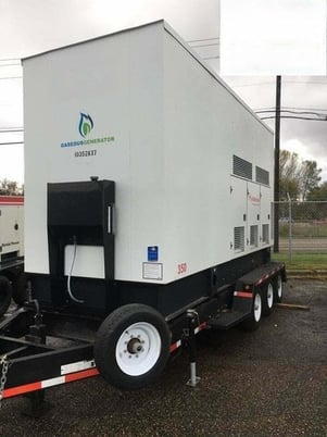 225 KW Generac #MGG350N2, natural gas generator, sound attenuated enclosure, 4 hours, 2014 - Image 2