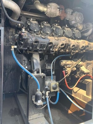 225 KW Generac #MGG350N2, natural gas generator, sound attenuated enclosure, 4 hours, 2014 - Image 9