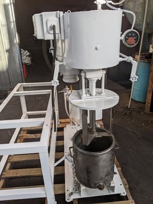 5 gallon Myers #L550A-2-2, planetary mixer, Stainless Steel, high-speed Cowles sweeper/agitator blades - Image 1