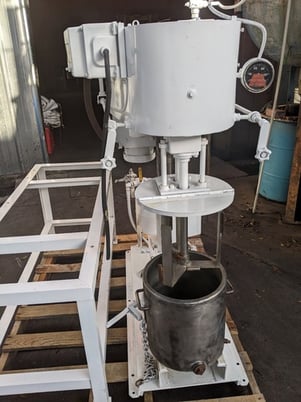 5 gallon Myers #L550A-2-2, planetary mixer, Stainless Steel, high-speed Cowles sweeper/agitator blades - Image 7